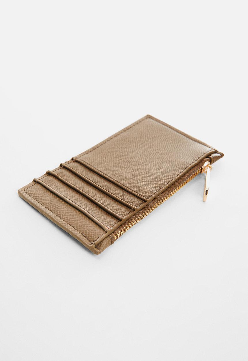 MANGO - Card holder fabra - light/pastel brown