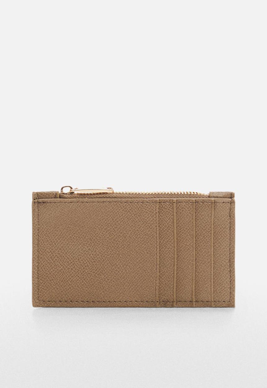 MANGO - Card holder fabra - light/pastel brown