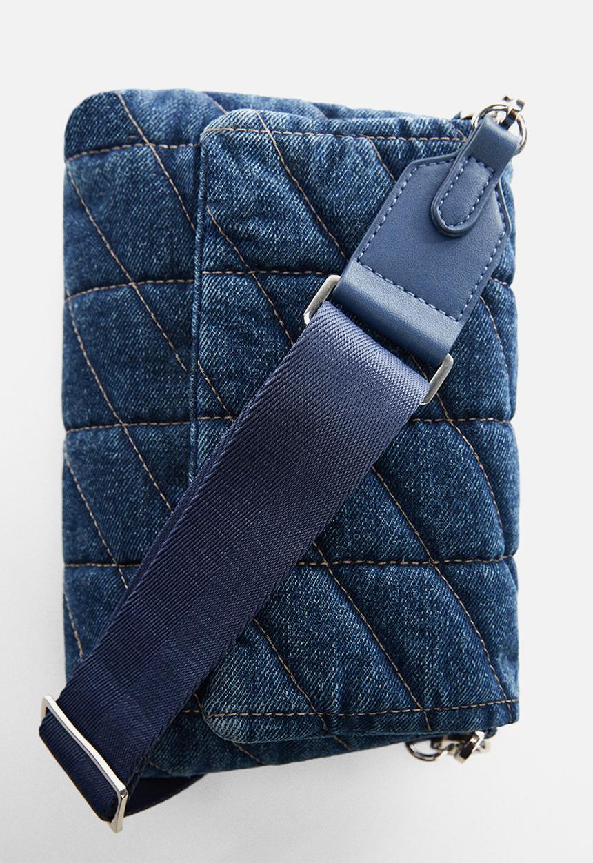 MANGO - Bag leo - open blue