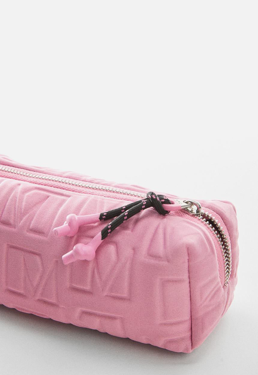 MANGO - Cosmetic bag canela - pink