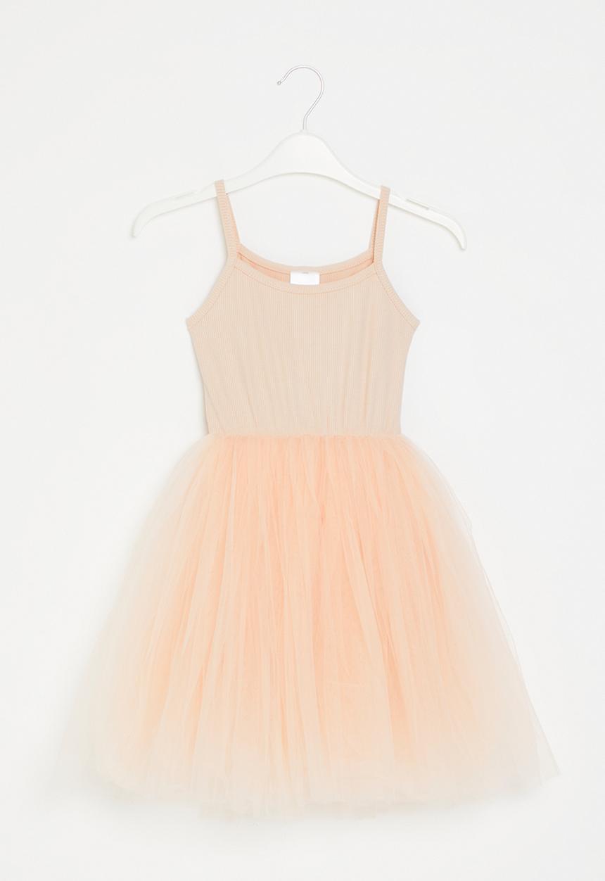 Pop Candy - Cami dress with mesh - pink