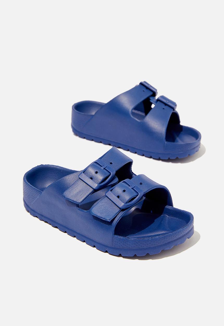 Cotton On - Twin strap slide - in the navy