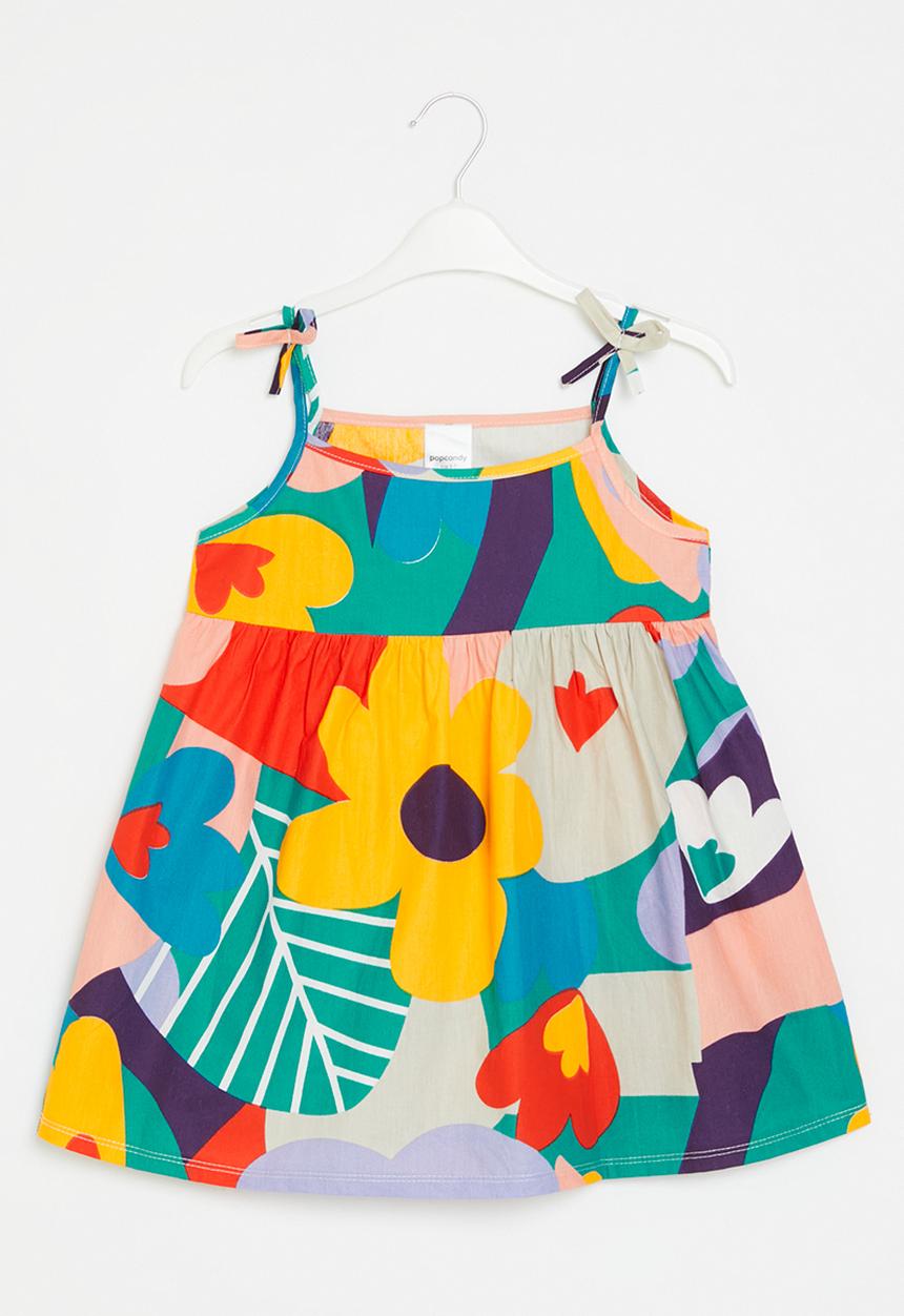 Pop Candy - Shoulder tie dress - multi