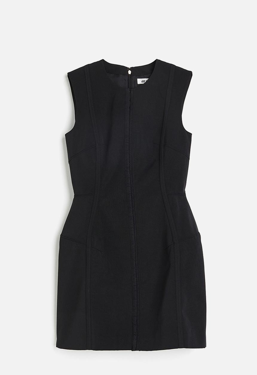 H&M - H&M STUDIO:  Hourglass mini dress - black