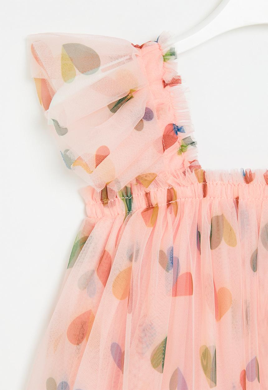 Pop Candy - Mesh dress with hearts - pink