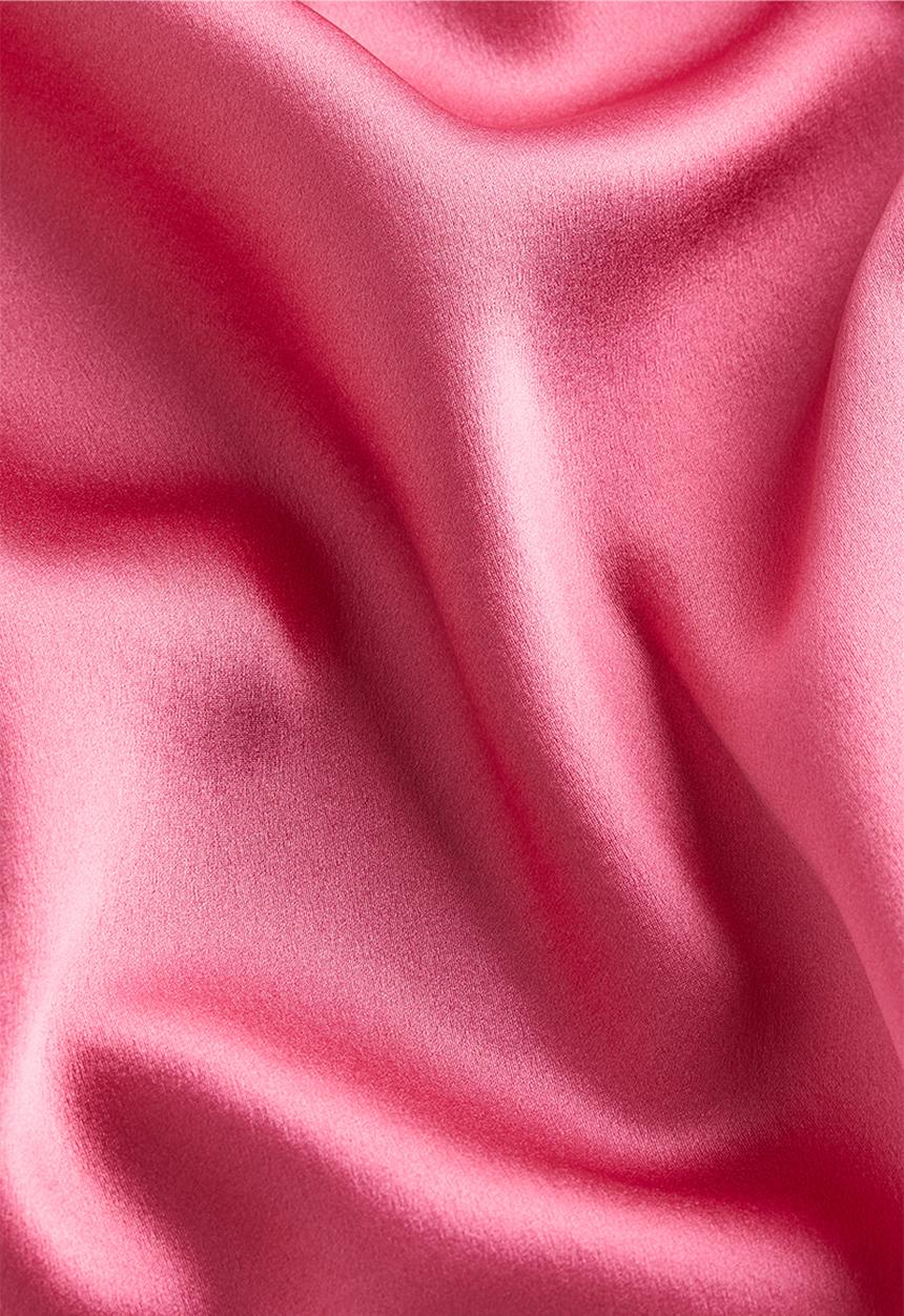 H&M - H&M STUDIO:  Draped silk blouse - pink