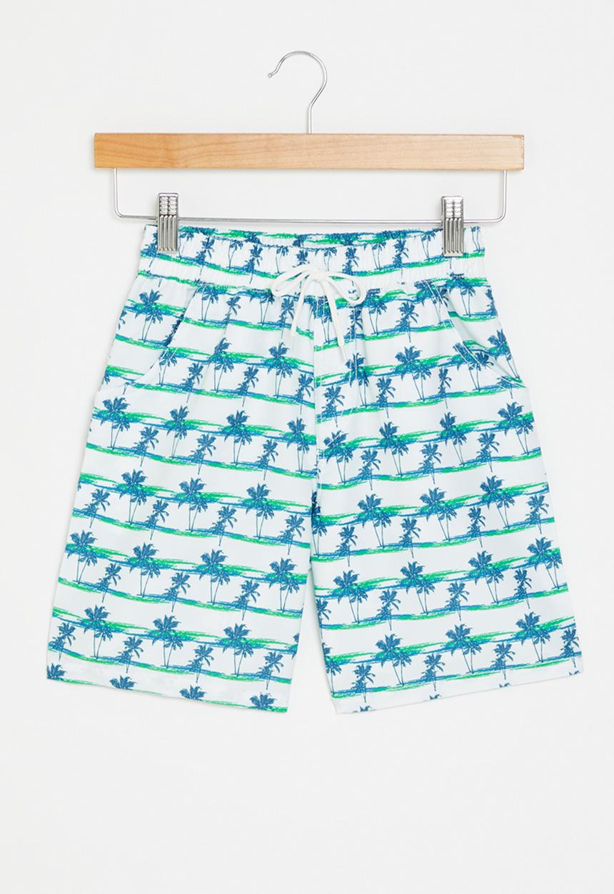 Pop Candy - Board shorts - blue & white