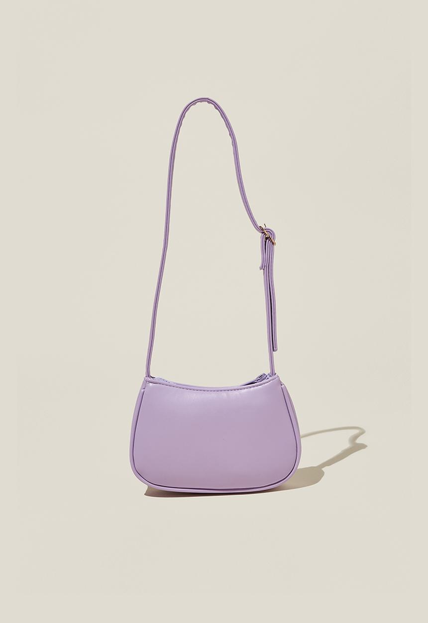 Cotton On - Sadie saddle bag - lavender dreams/heart