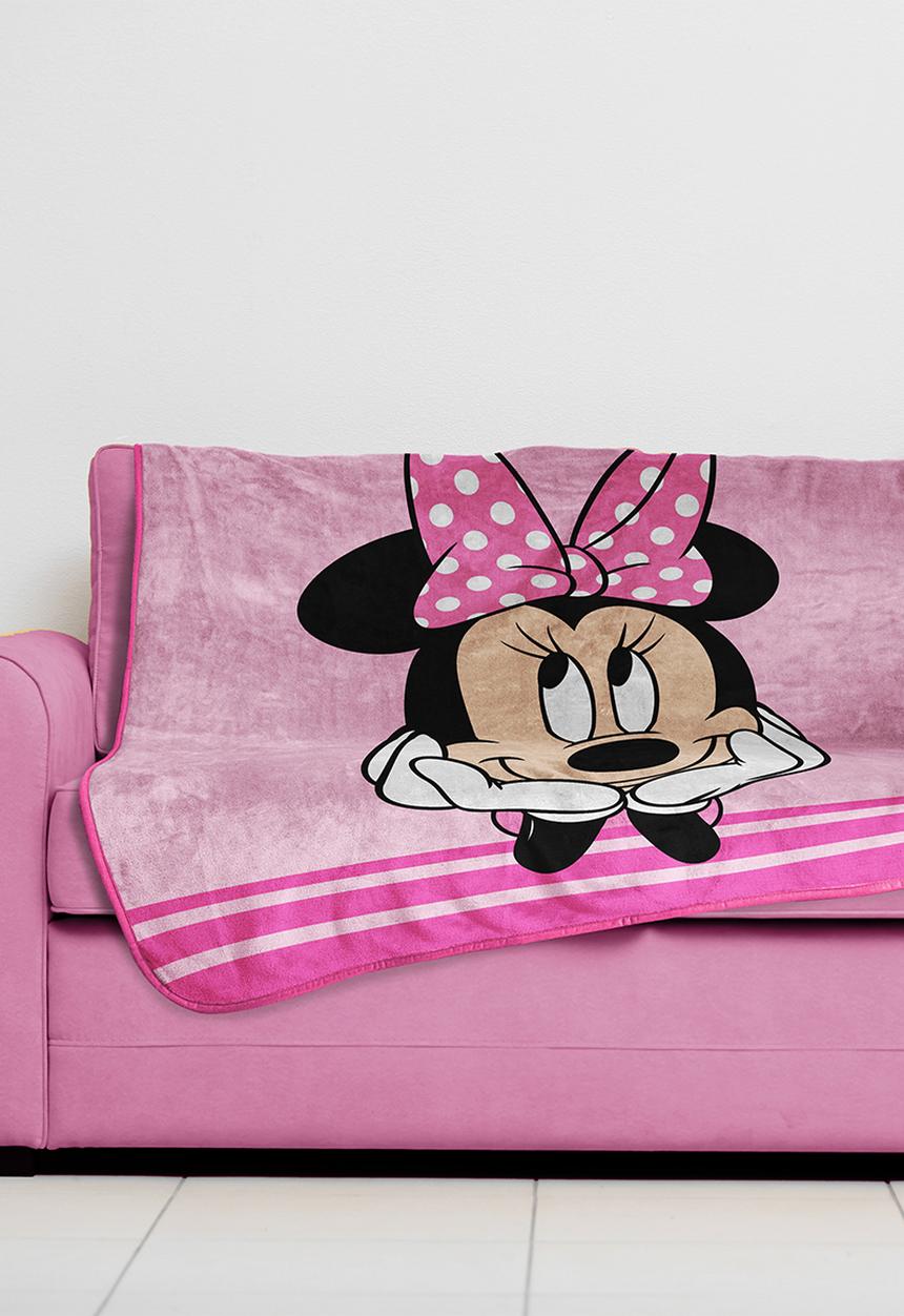 Disney - Sherpa throw - minnie mouse all about the colours