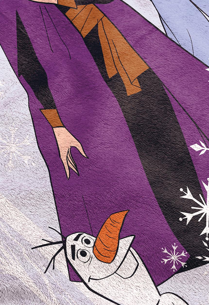 Disney - Sherpa throw - frozen winter scene
