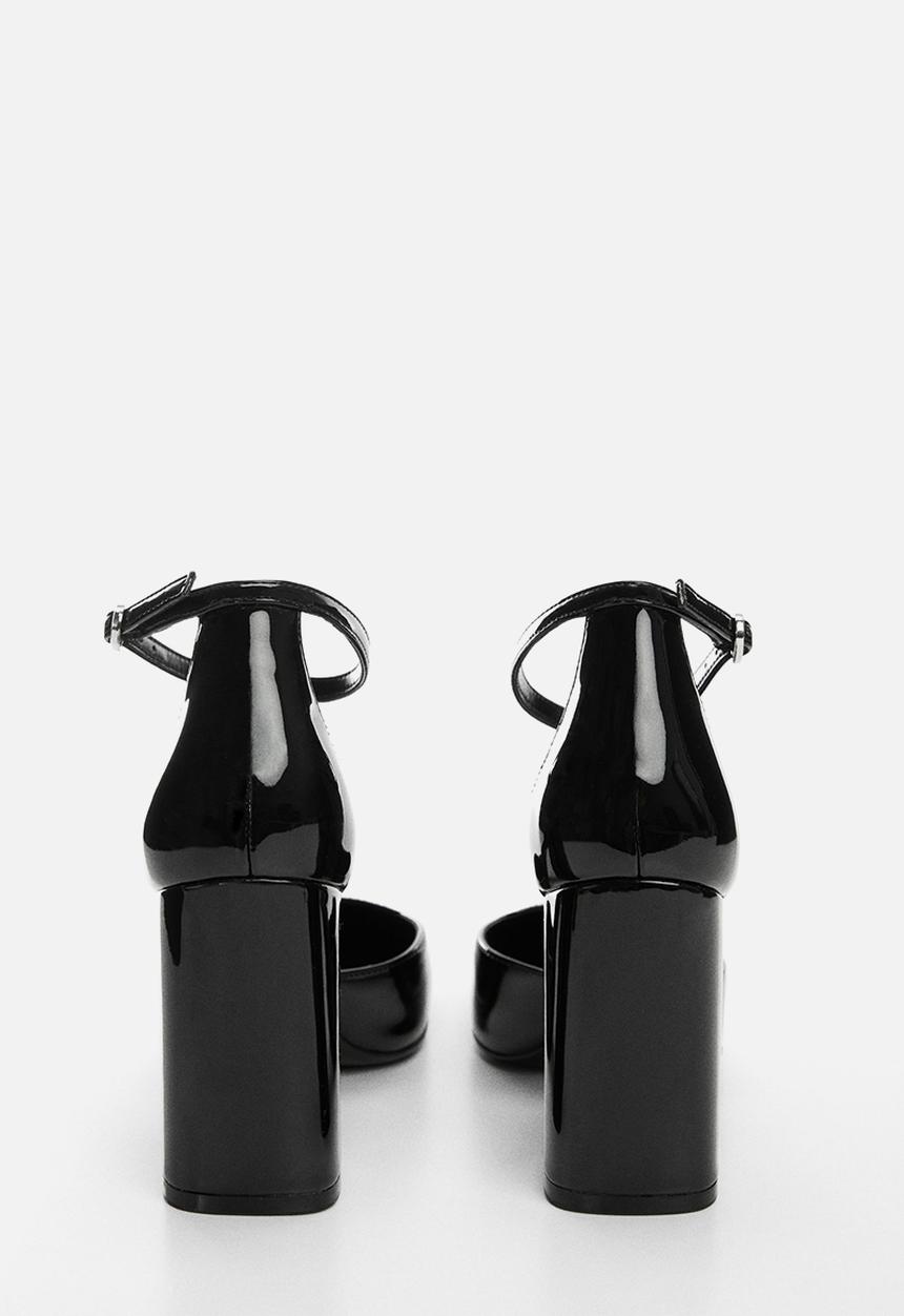 MANGO - Fina blockheel - black