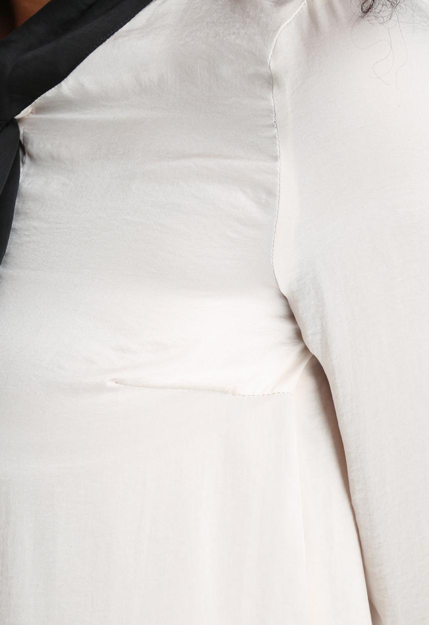 Vero Moda - Britta Bow Long Blouse