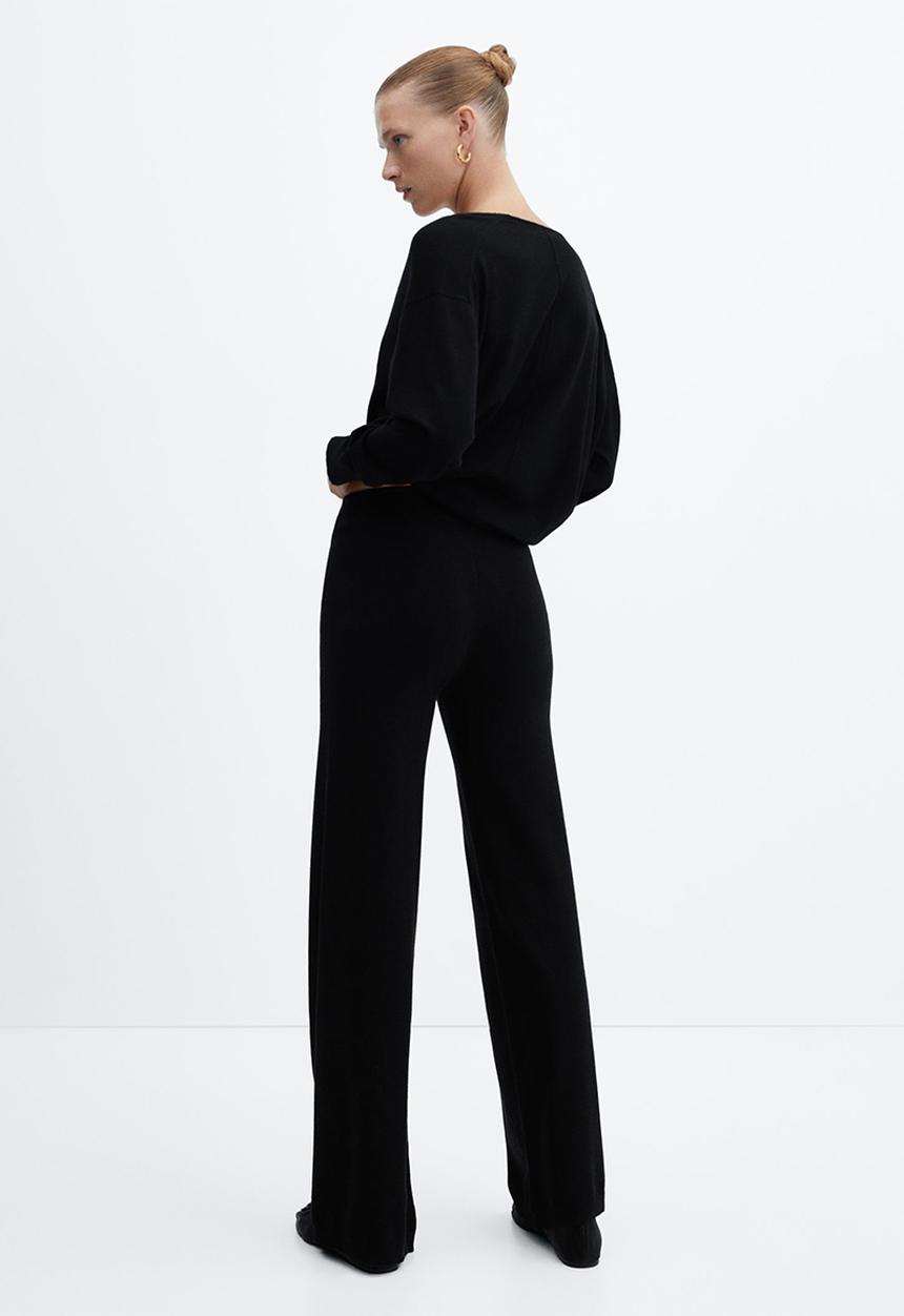 MANGO - Trousers vieira - black