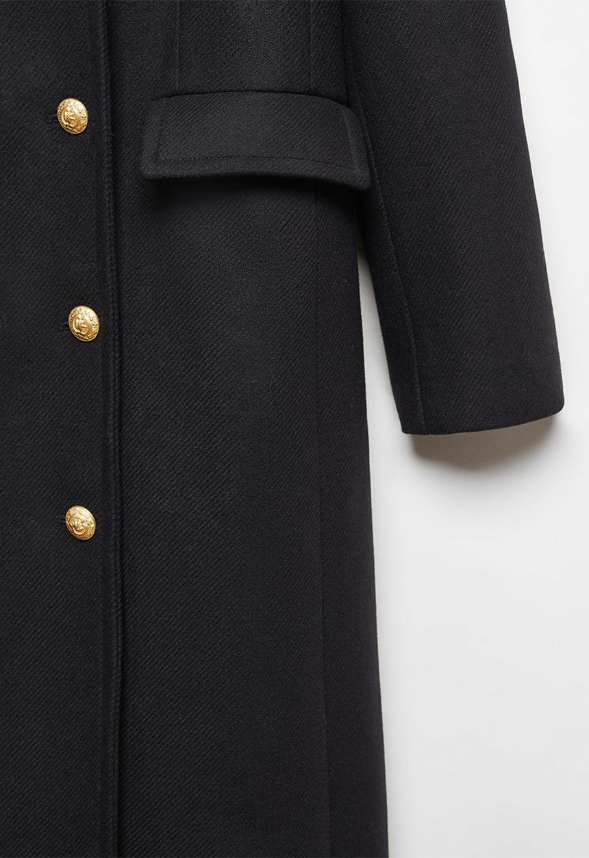 MANGO - Coat Milions - Black