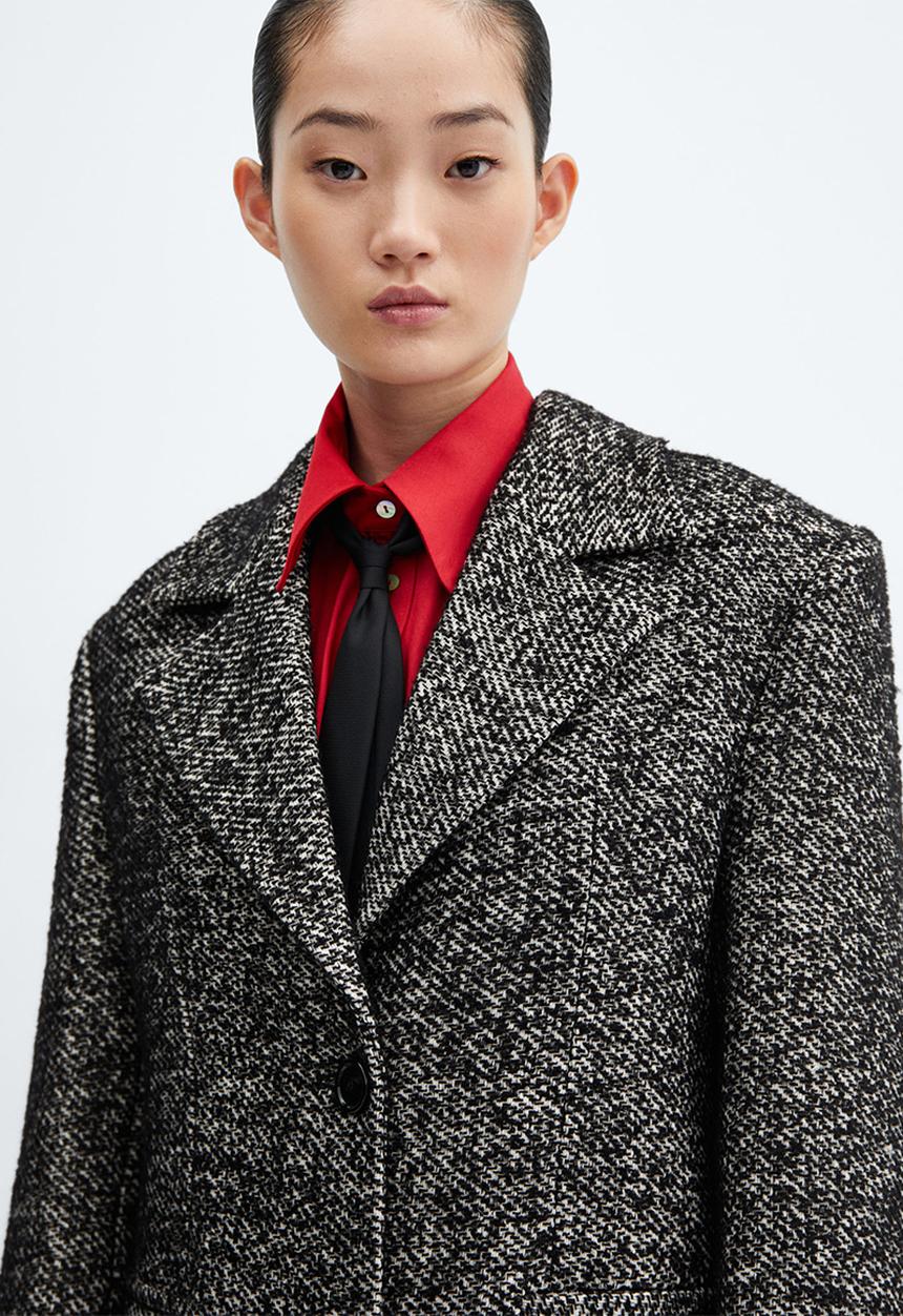 MANGO - Coat Dalmata - Natural