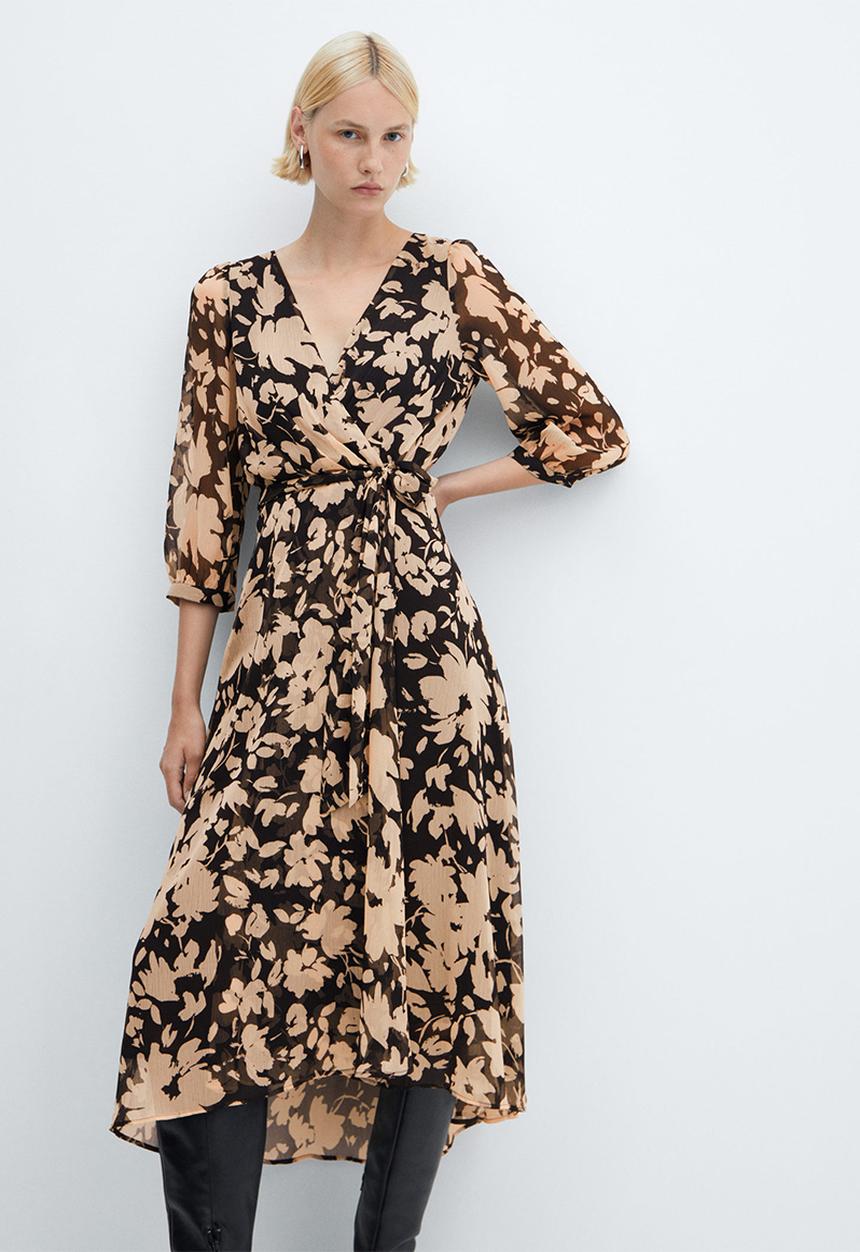 MANGO - Dress Cordoba - Light Beige