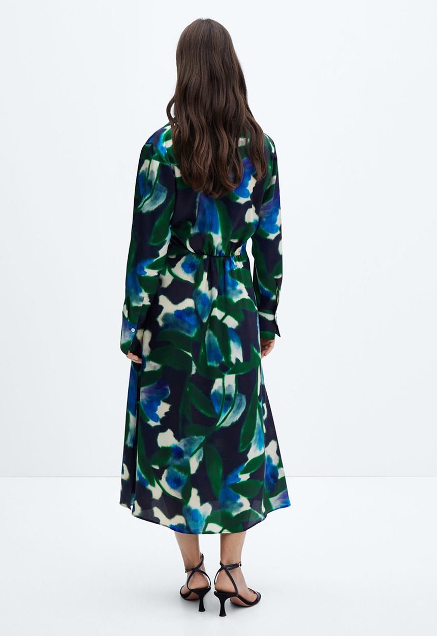 MANGO - Dress Guillem - Green