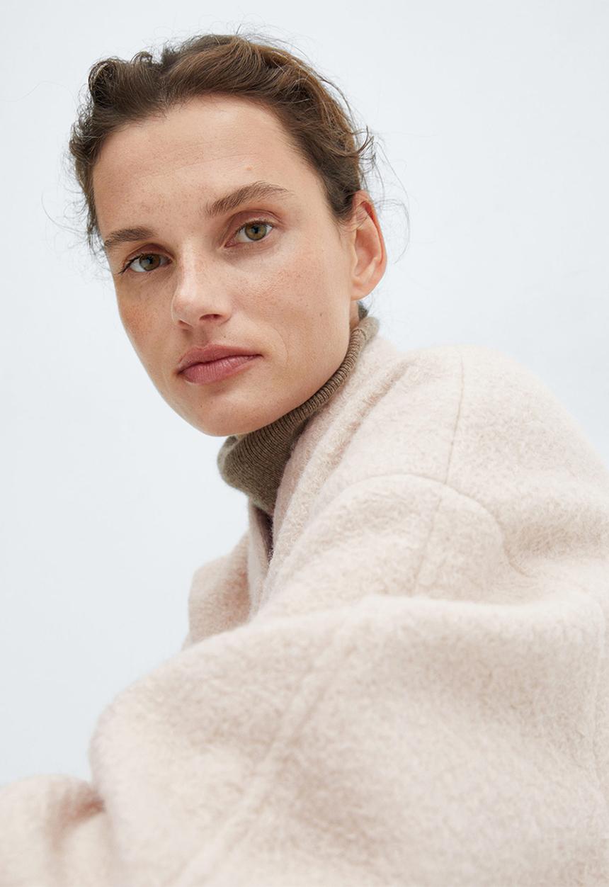 MANGO - Jacket Sugar - Light Beige