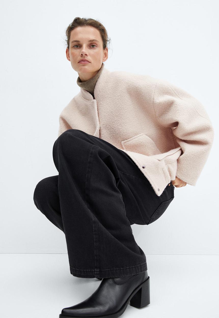 MANGO - Jacket Sugar - Light Beige