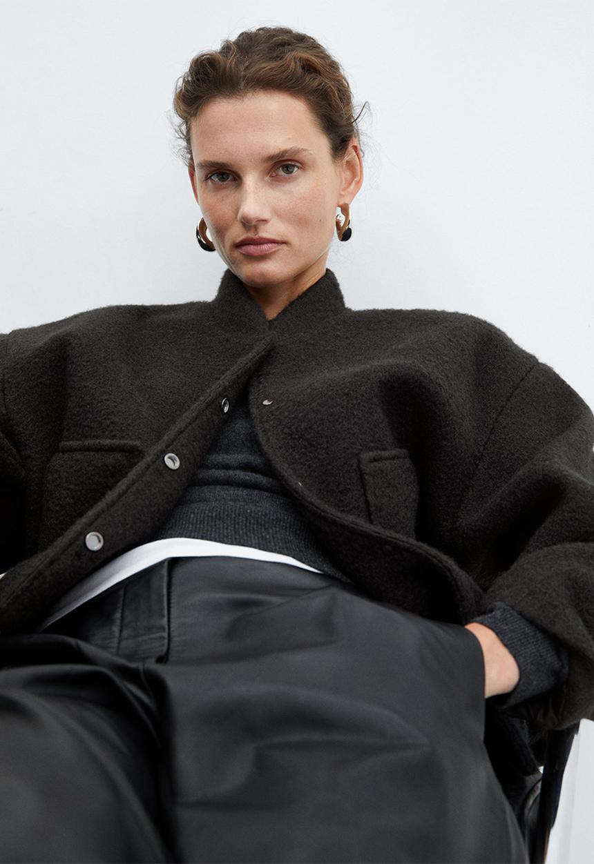MANGO - Jacket Sugar - Gray