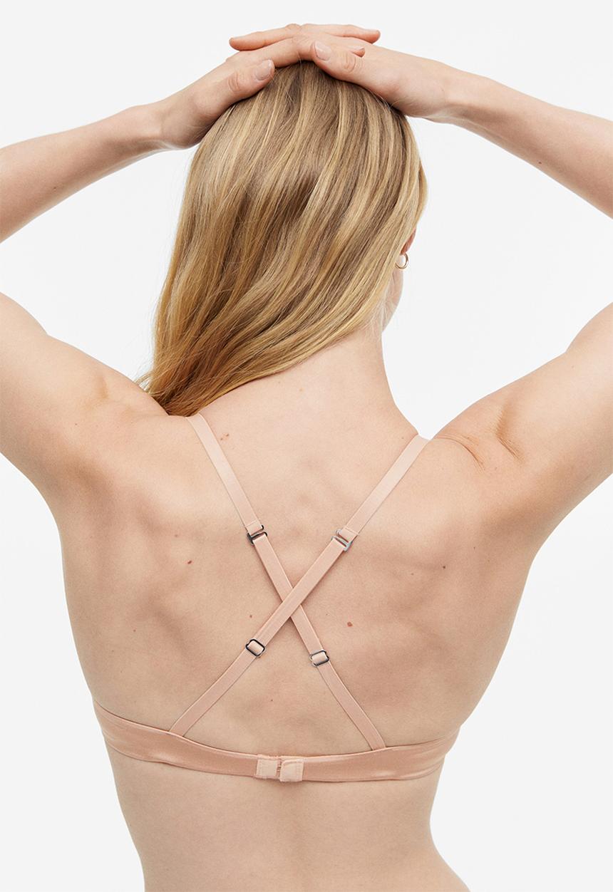 H&M - Micro push-up bra - beige