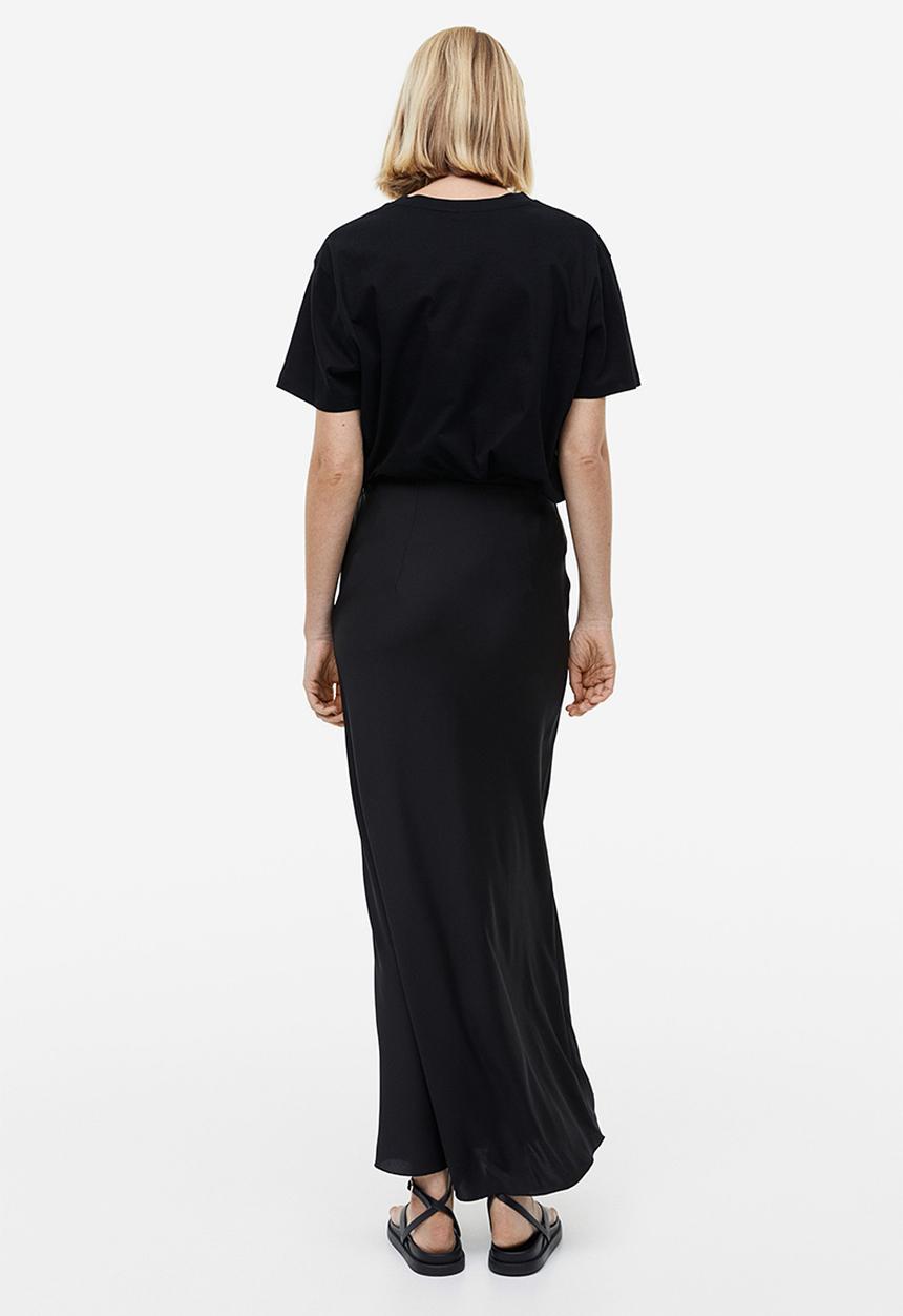 H&M - Column skirt - black