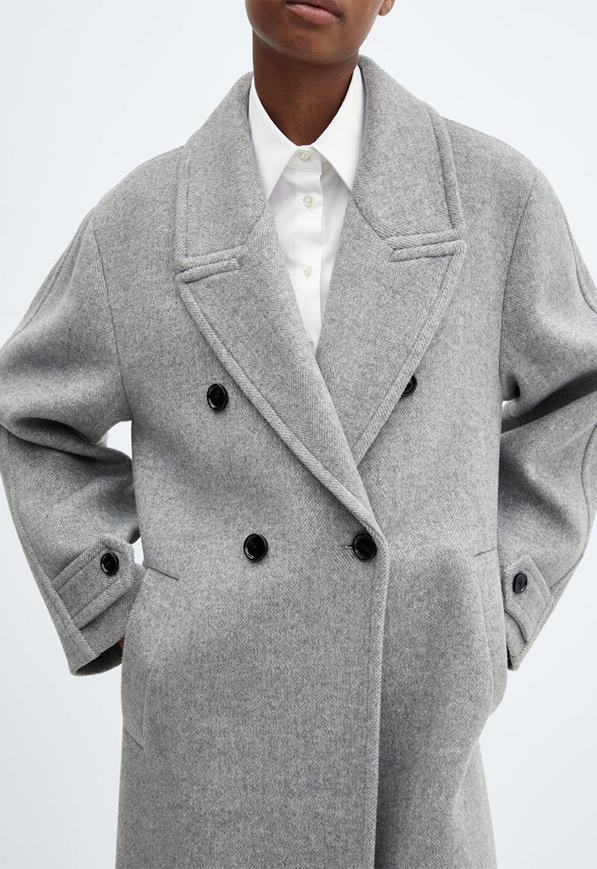 MANGO - Coat Gauguin - Gray