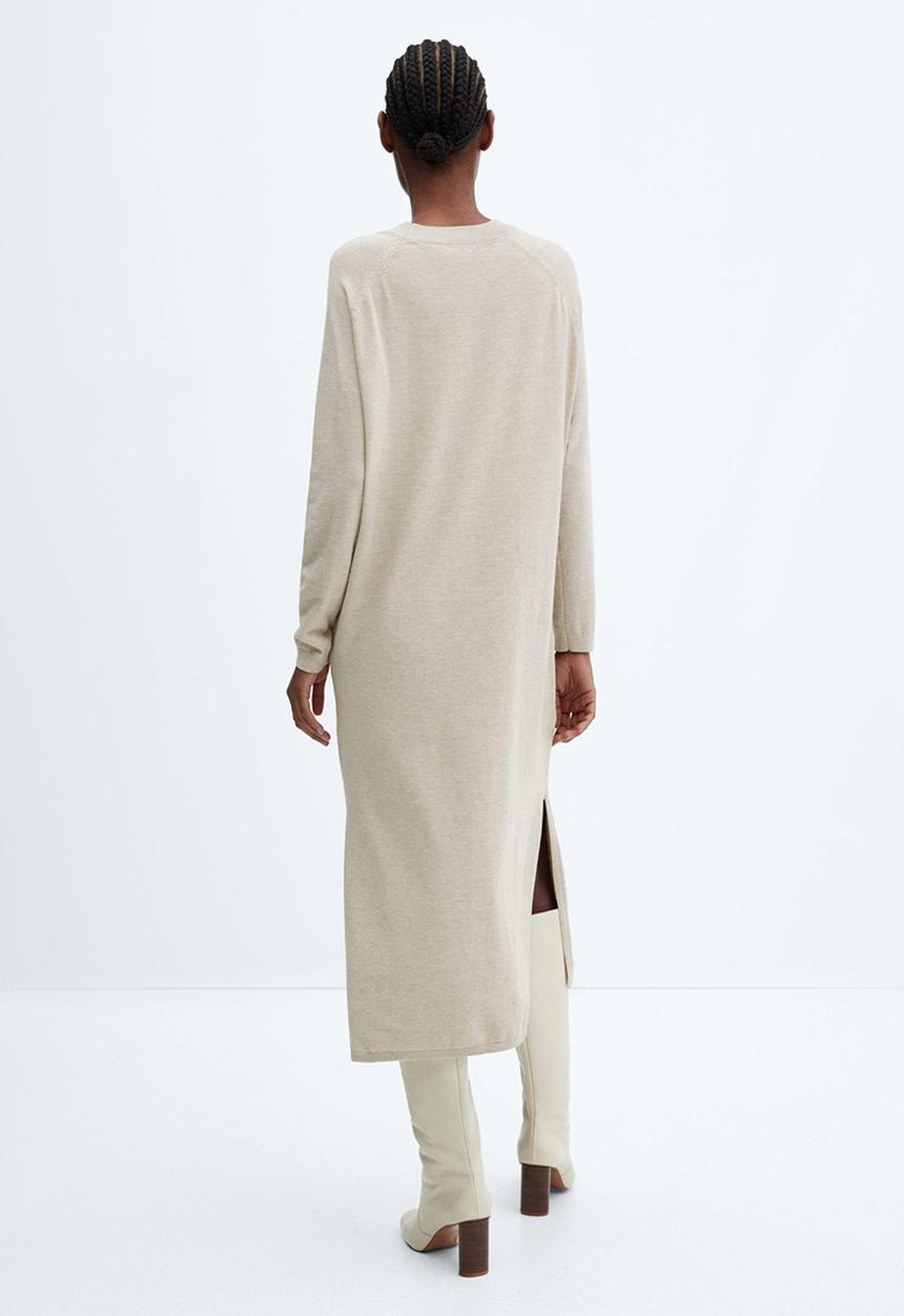 MANGO - Dress Vieira - Light/Pastel Gray