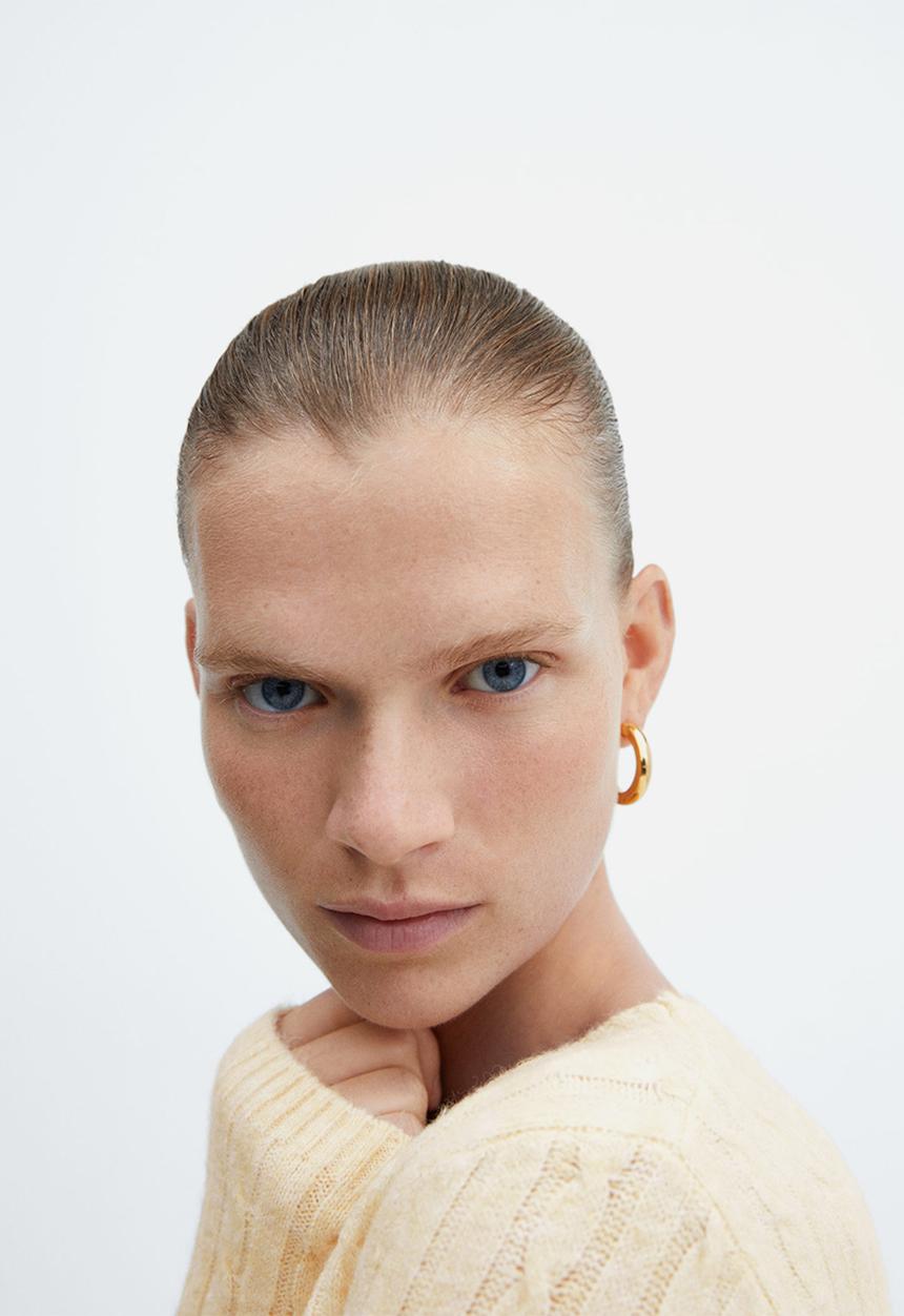 MANGO - Sweater Jaime - Light Pastel Yellow