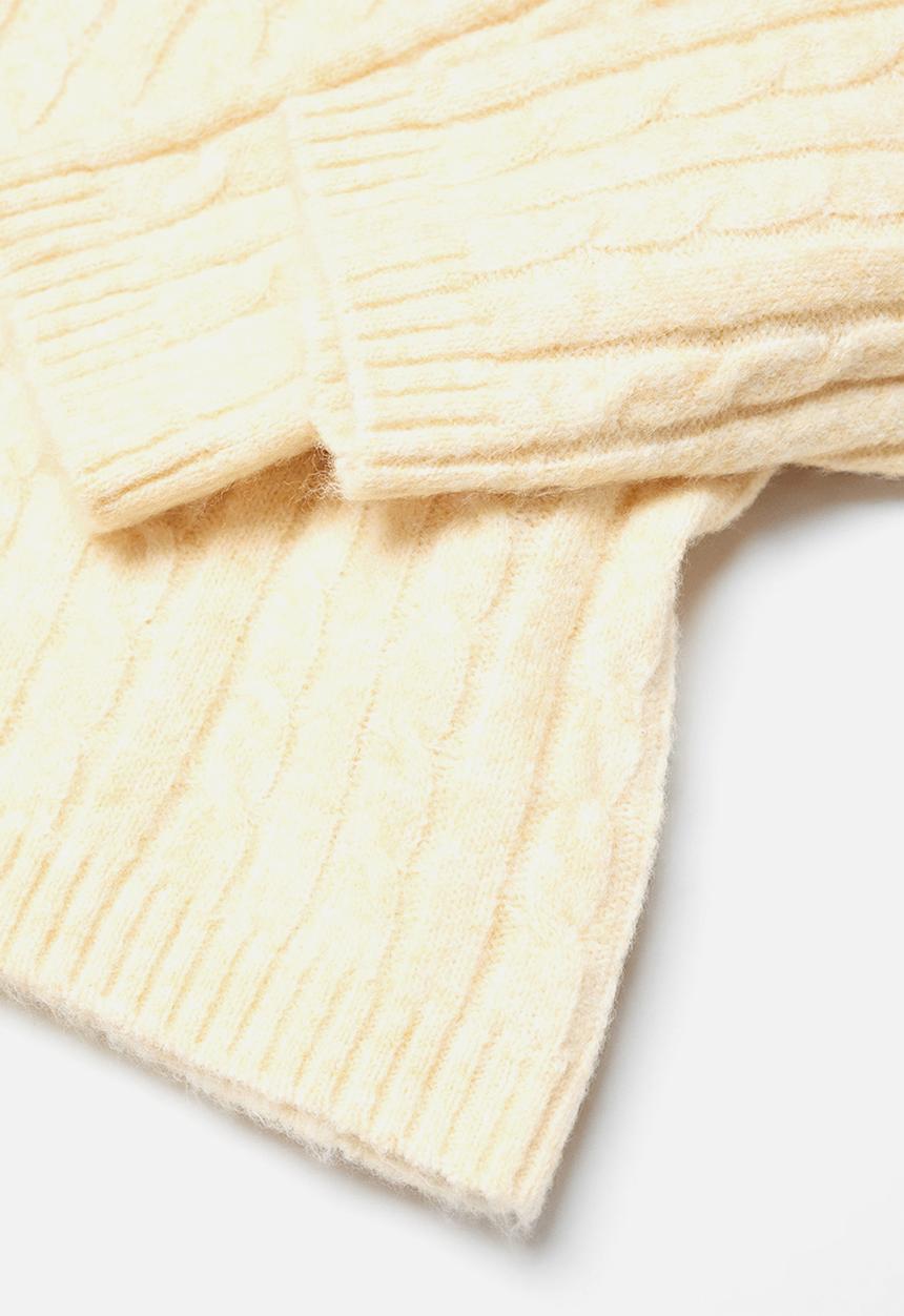 MANGO - Sweater Jaime - Light Pastel Yellow