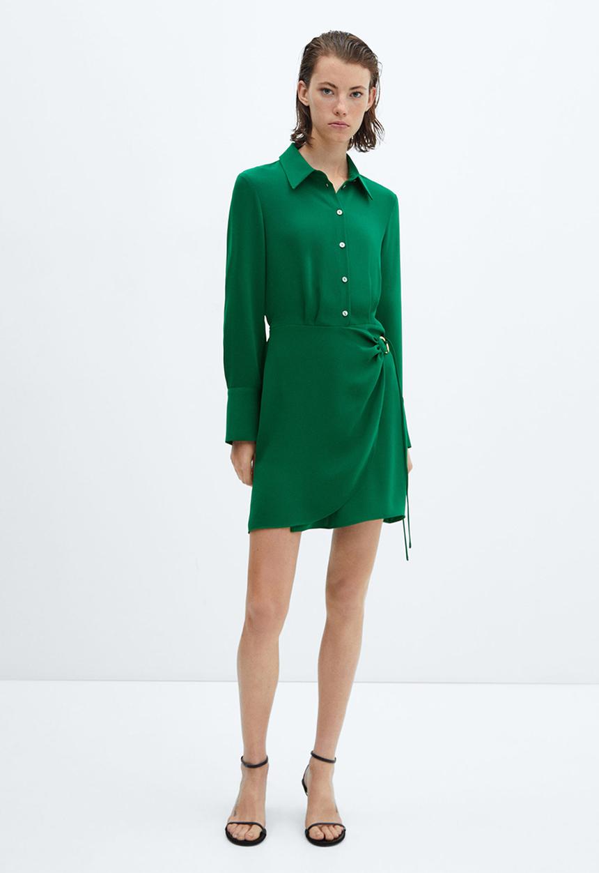 MANGO - Dress Bela - Green