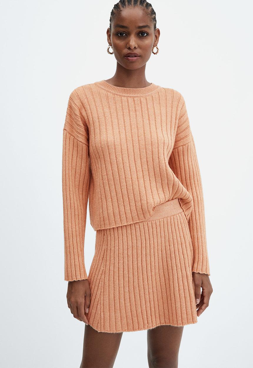MANGO - Sweater Phill - Light Pastel Orange