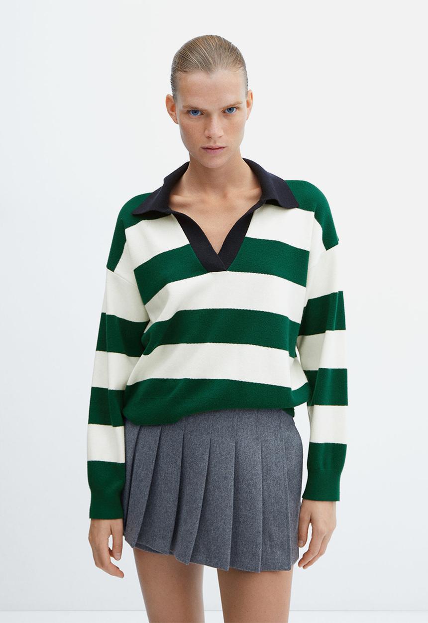 MANGO - Sweater Mauloa - Green