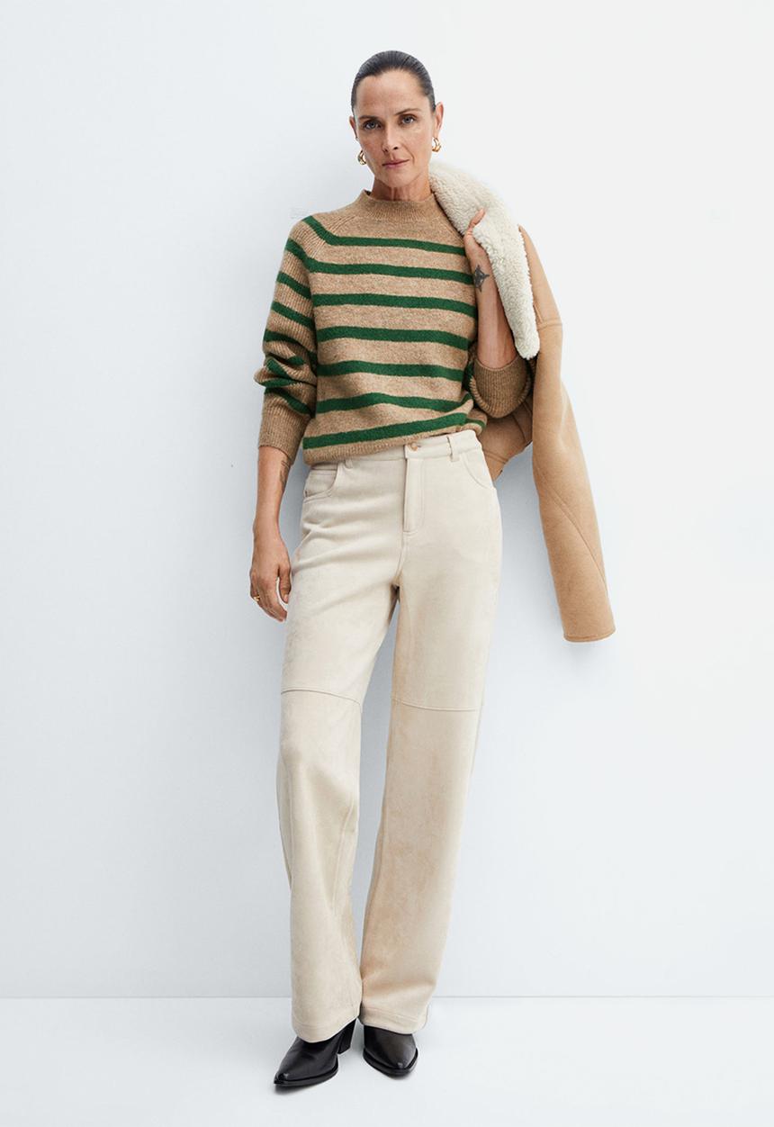 MANGO - Sweater Hummus - Dark Green