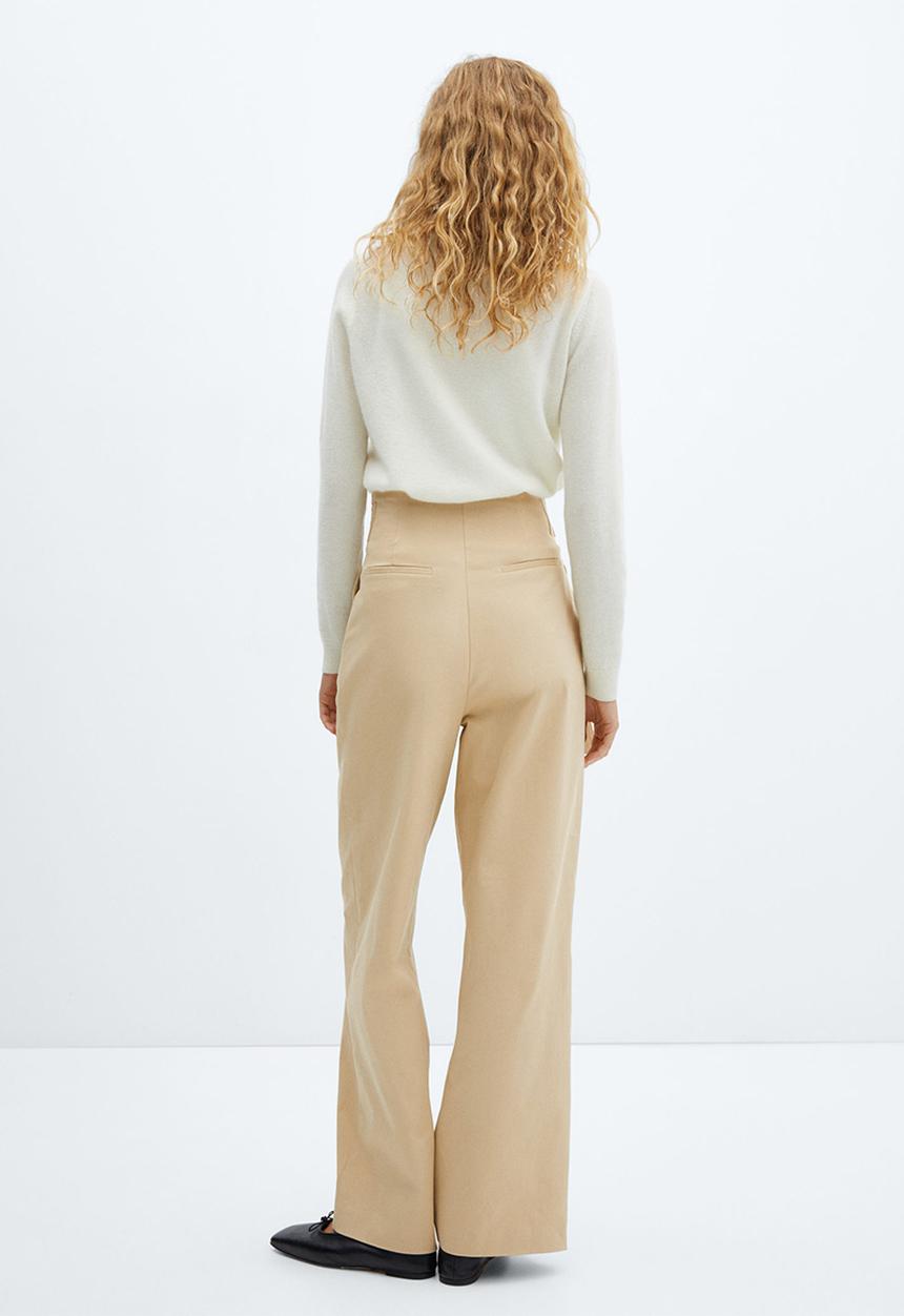MANGO - Trousers jhonny - light beige