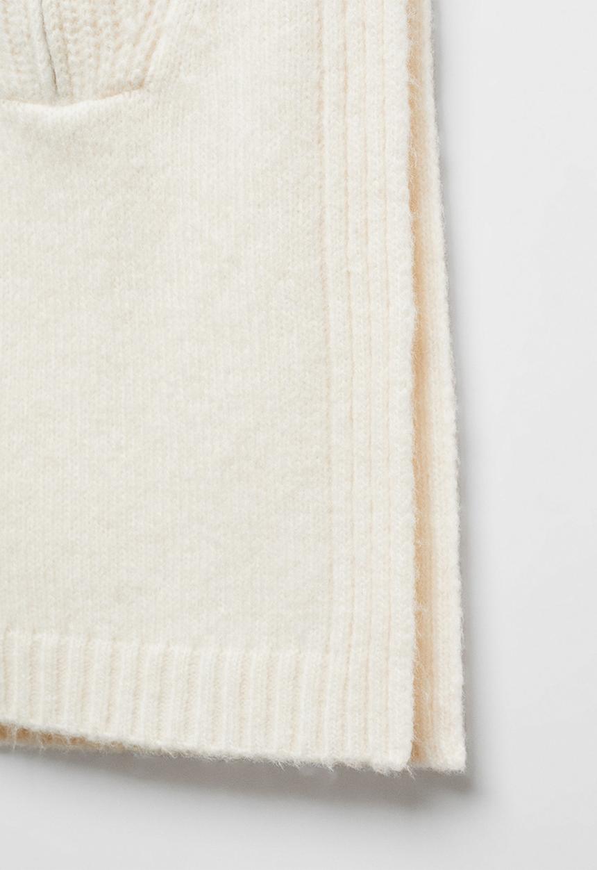 MANGO - Waistcoat babero - light/pastel yellow