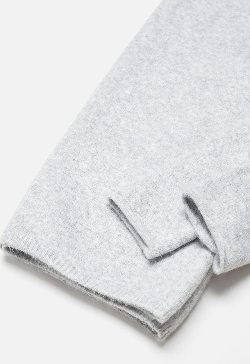 MANGO - Sweater seeds - light pastel grey