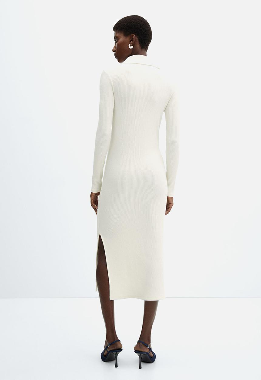 MANGO - Dress Indira - Light Beige