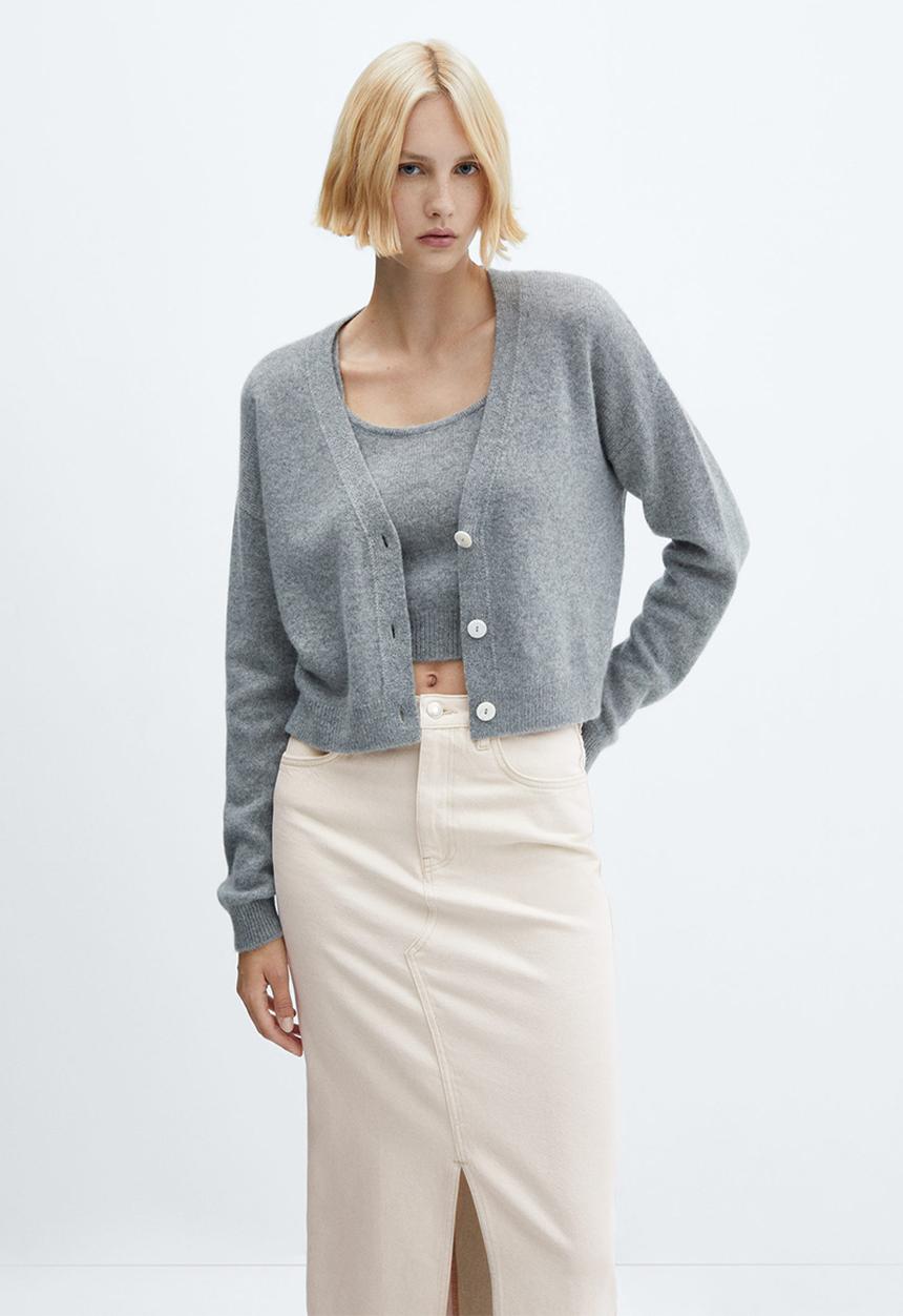 MANGO - Skirt matilda - light beige