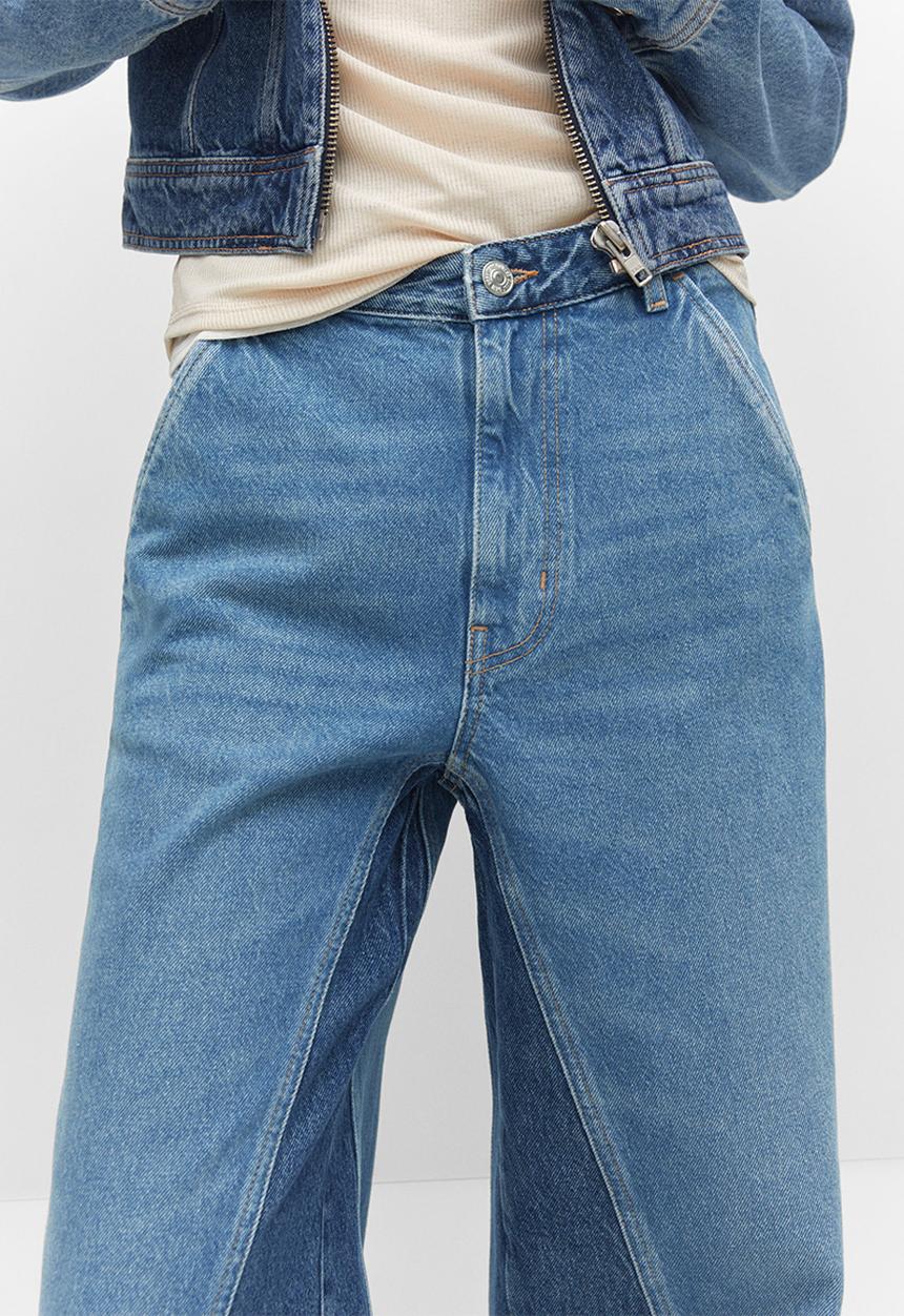 MANGO - Jeans laura - open blue