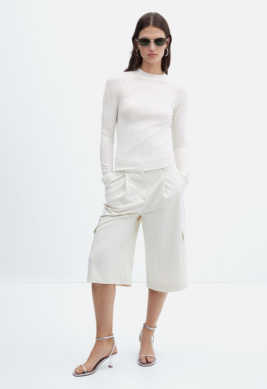 MANGO - Sweater flurry - light beige