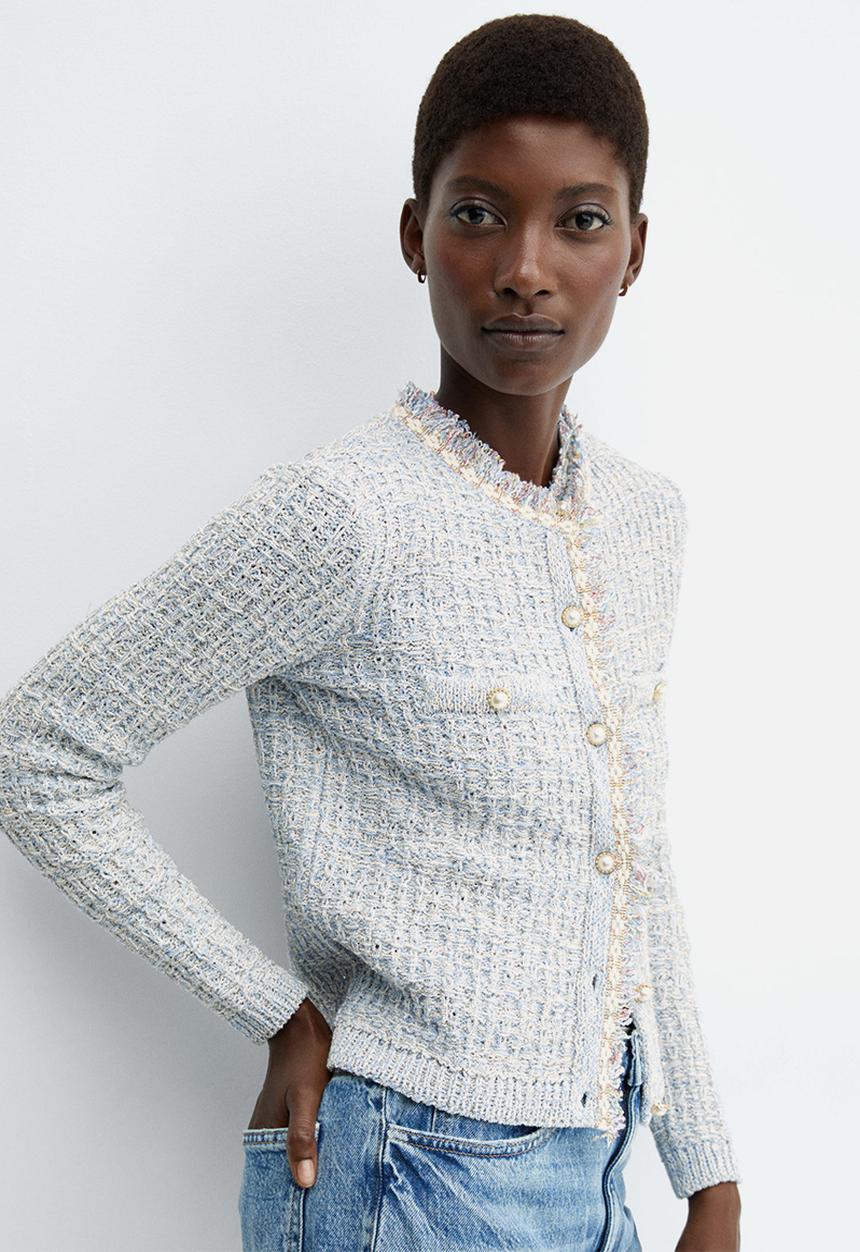 MANGO - Cardigan coquita - light/pastel blue