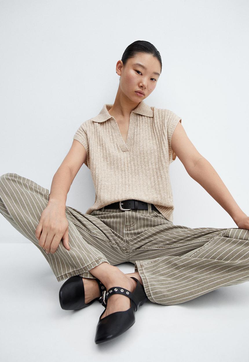 MANGO - Waistcoat bowl - light/pastel gray