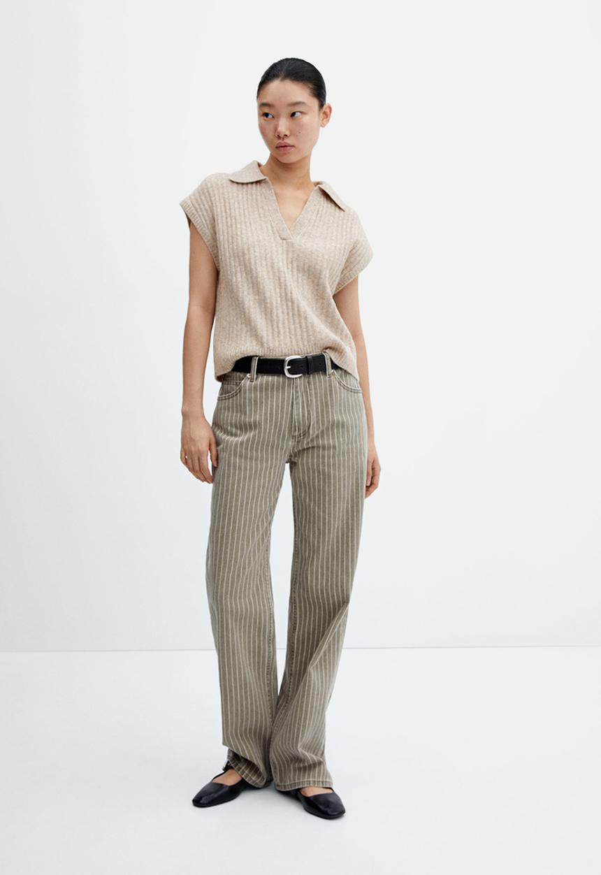MANGO - Waistcoat bowl - light/pastel gray