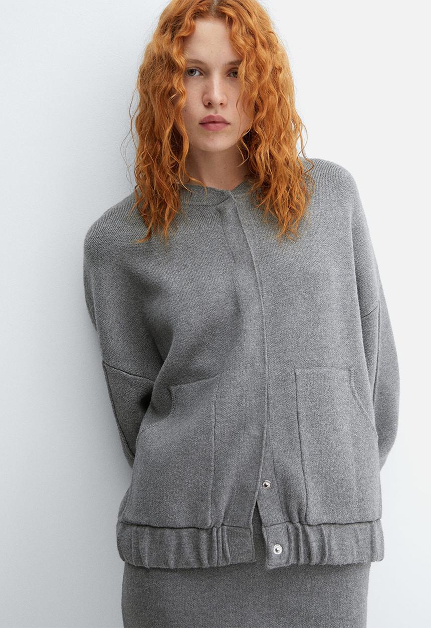 MANGO - Jacket grandes - dark grey