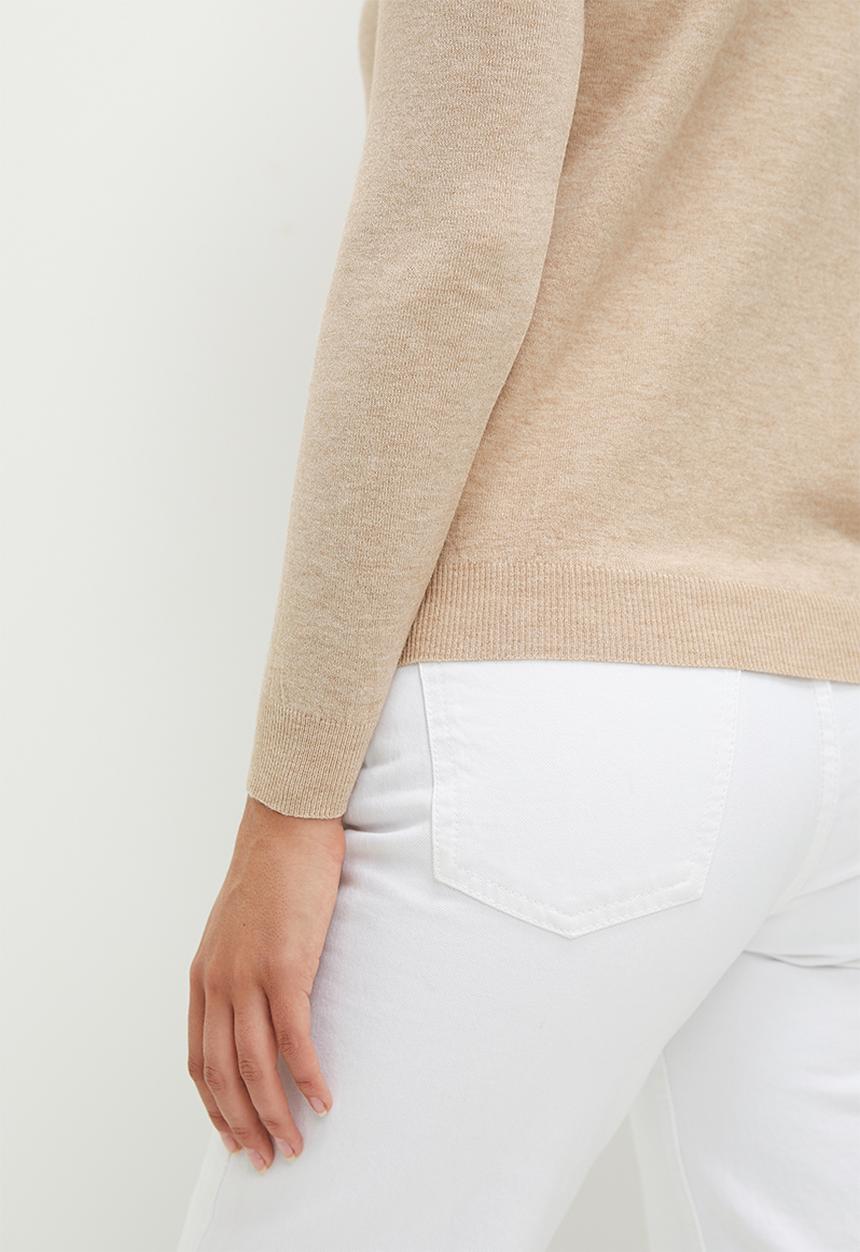 dailyfriday - Crew neck pull over - light brown