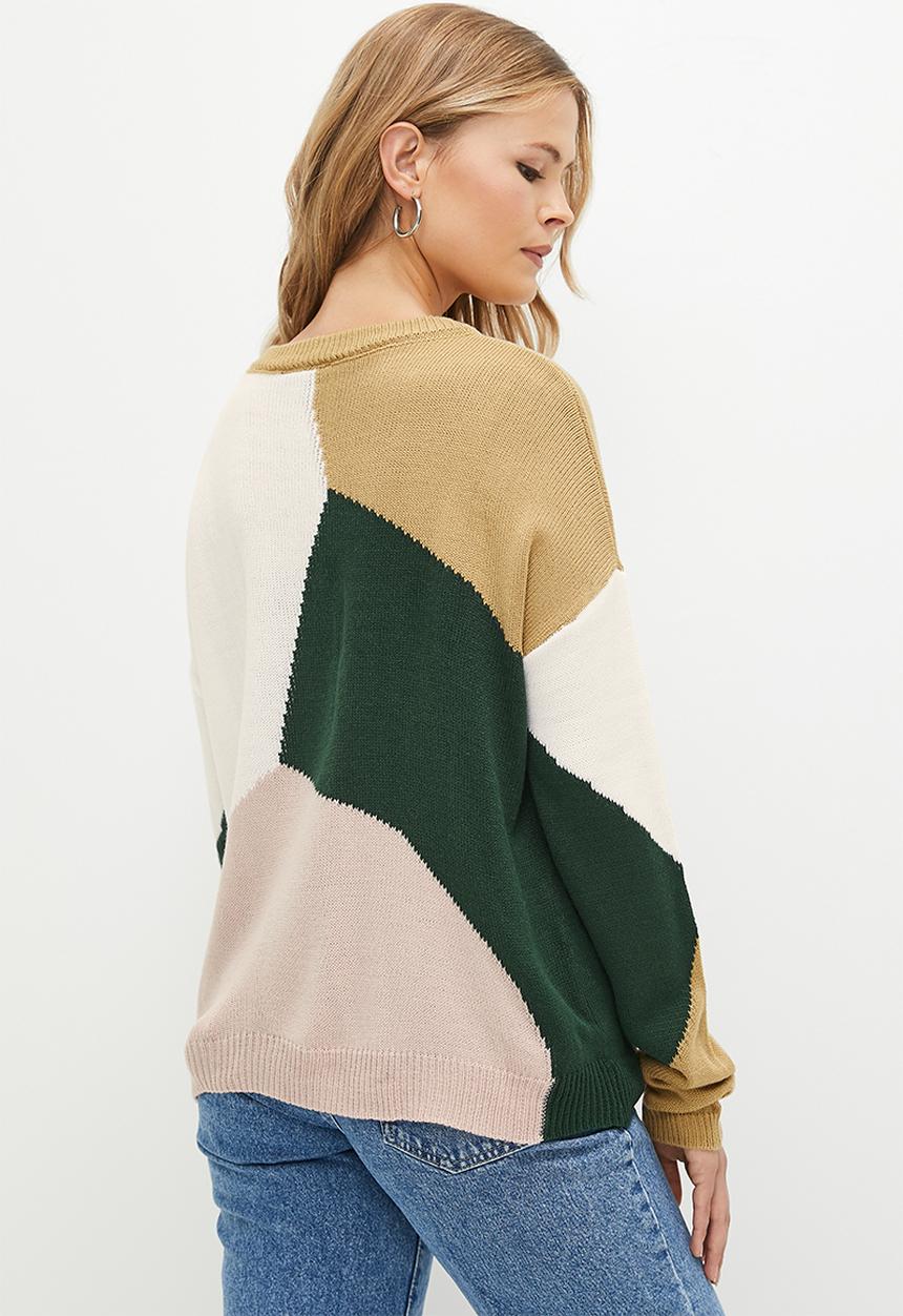 dailyfriday - Colourblock jumper - multi