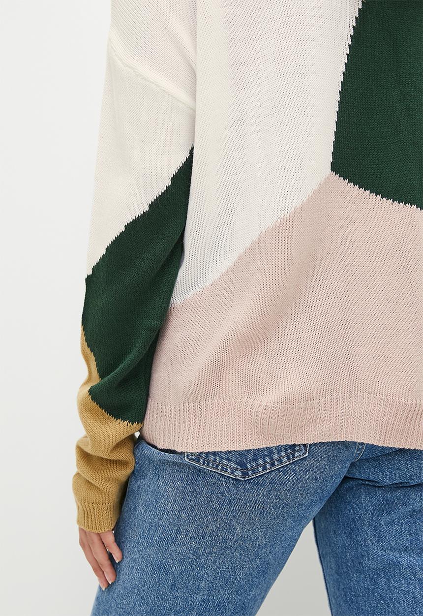 dailyfriday - Colourblock jumper - multi