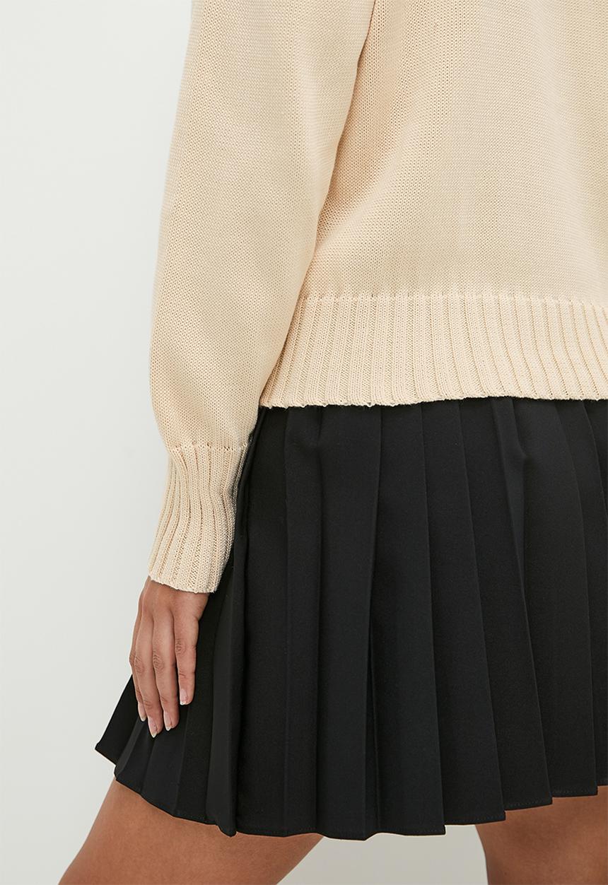 dailyfriday - Collared sweater - ecru