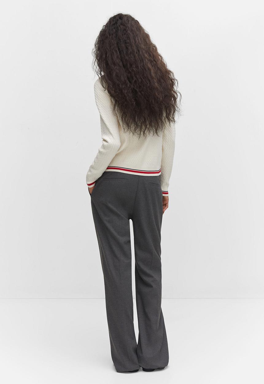 MANGO - Cardigan fantasy - light beige